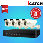 โปรโมชั่นกล้องวงจรปิด iCATCH 4K DUHD-0885EU-N08 กล้อง 8MP 8 ตัว