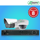 โปรโมชั่นกล้องวงจรปิด kenpro KP-NVR8008HIP08